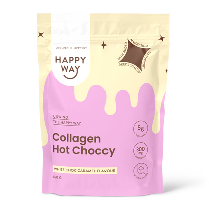 White Choc Caramel Collagen Hot Choccy 360g