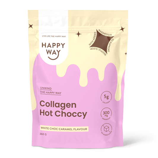 White Choc Caramel Collagen Hot Choccy 360g