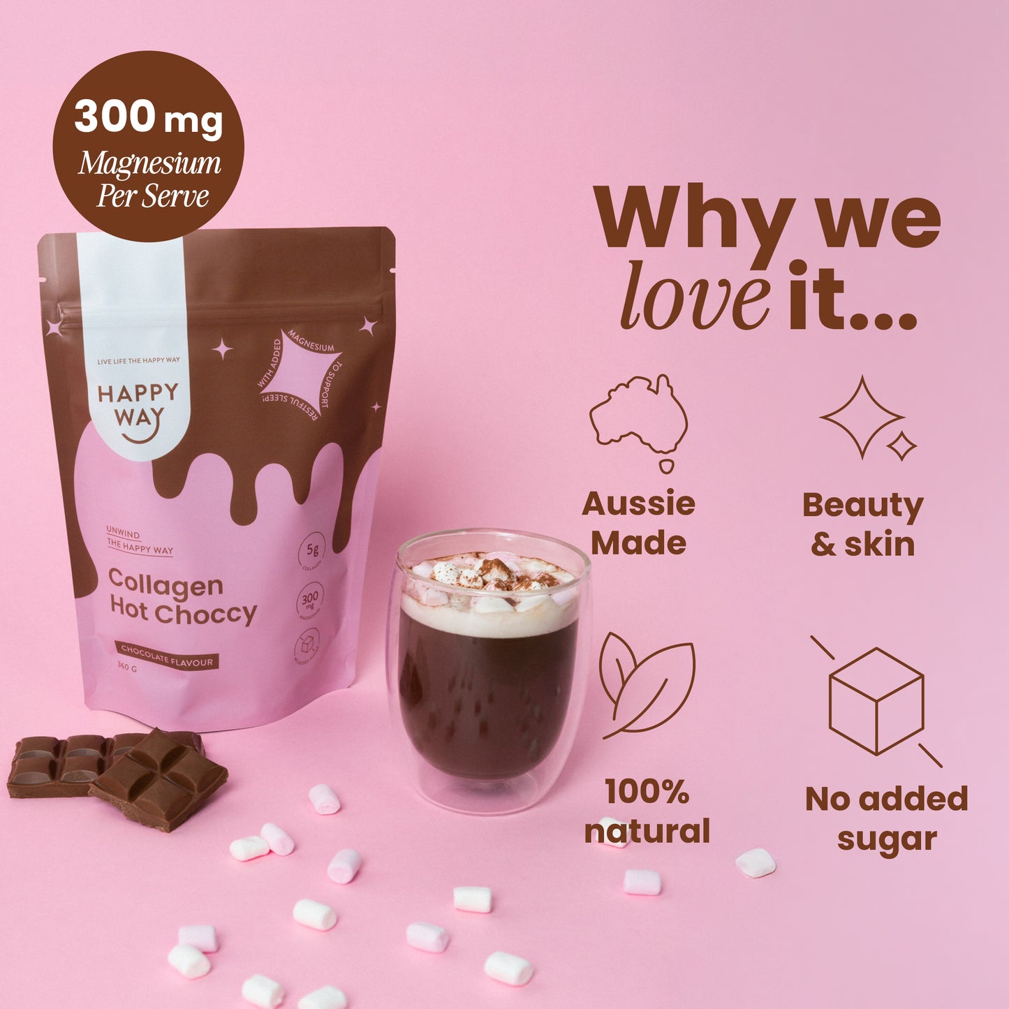 Collagen Hot Choccy 360g