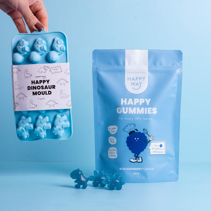 Happy Dinosaur Mould - 3 pack