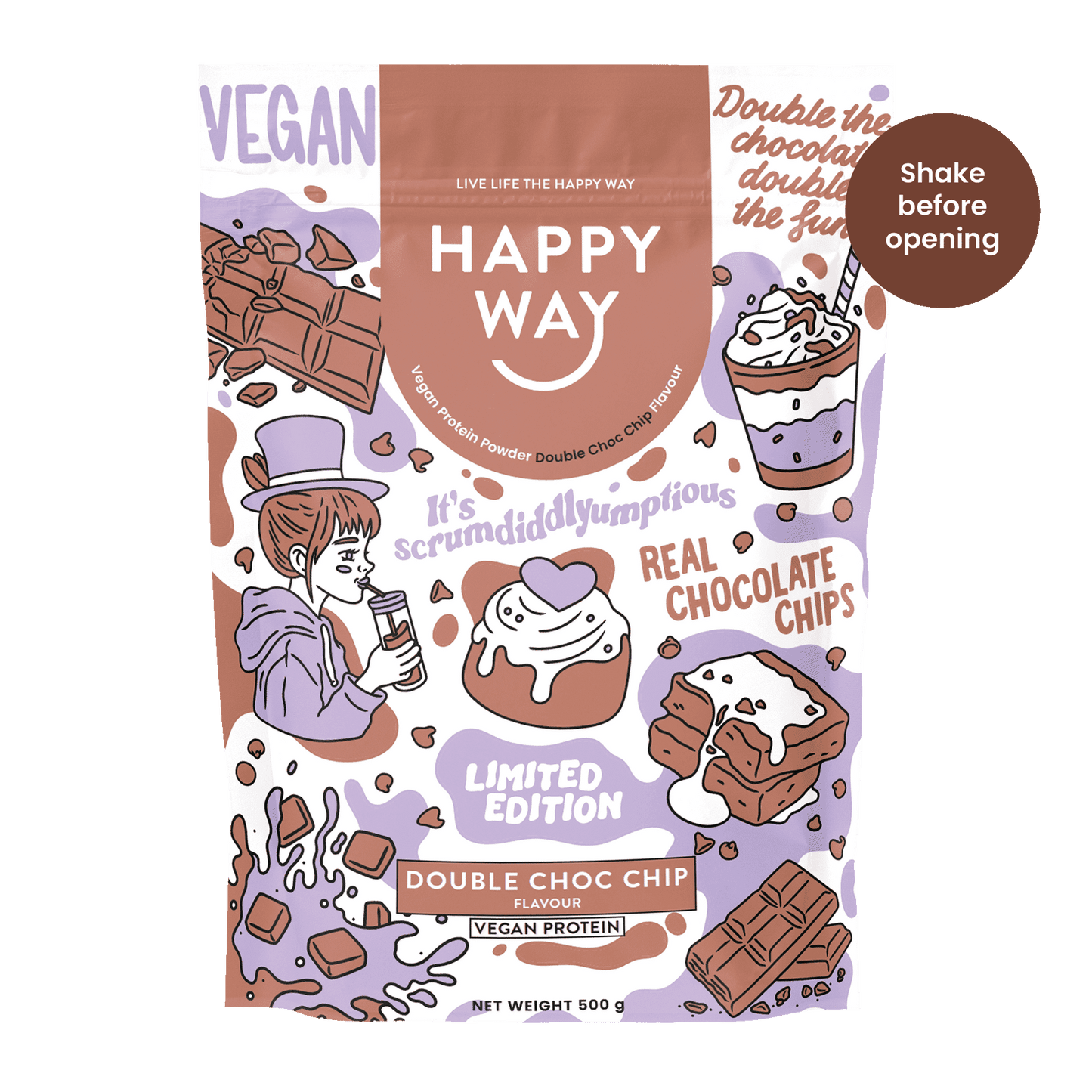Double Choc Chip Vegan Protein
