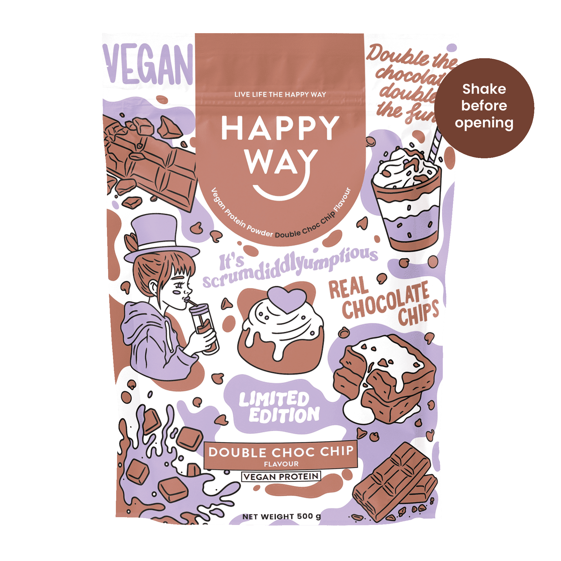 Double Choc Chip Vegan Protein