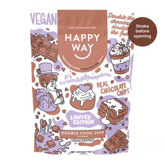Double Choc Chip Vegan Protein Powder 500g
