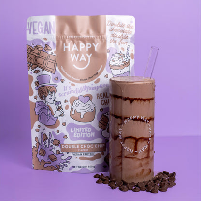 Double Choc Chip Vegan Protein Powder 500g