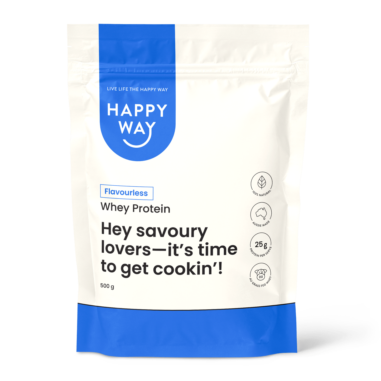 Flavourless Whey Protein Powder 500g