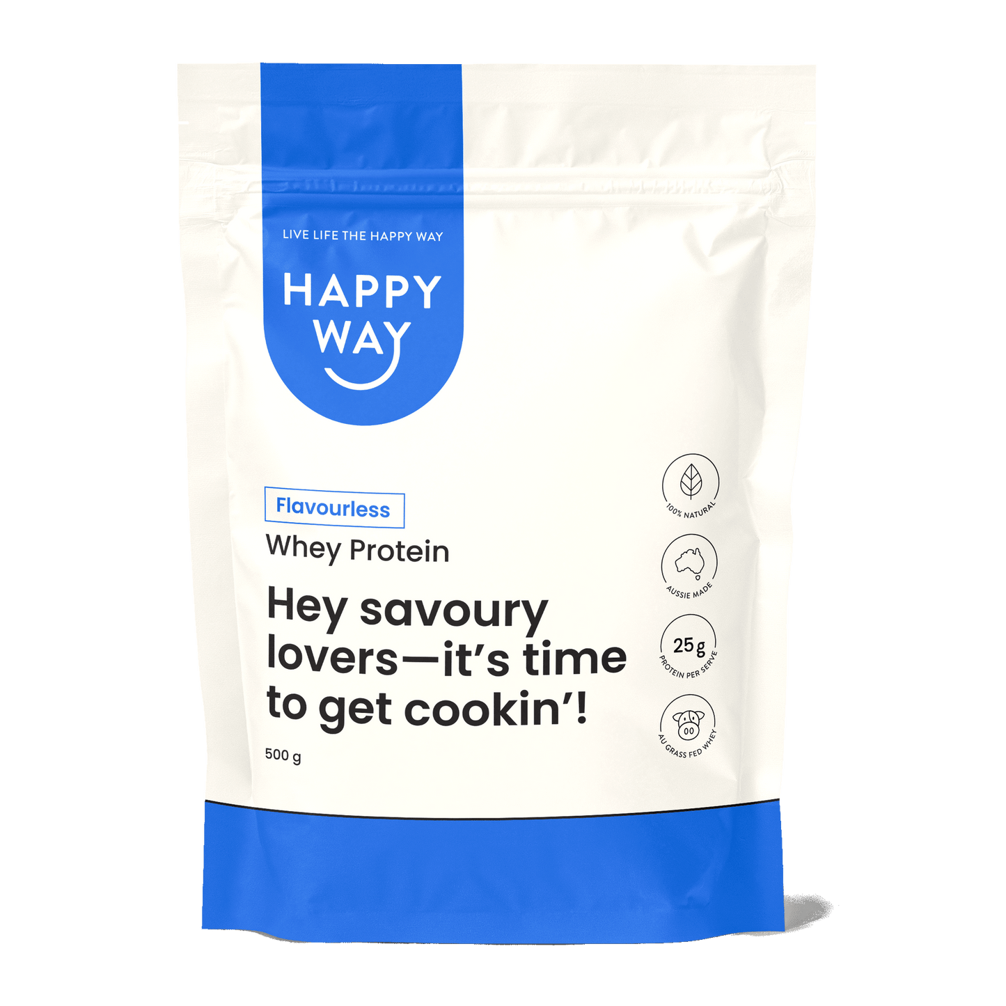 Flavourless Whey Protein Powder 500g