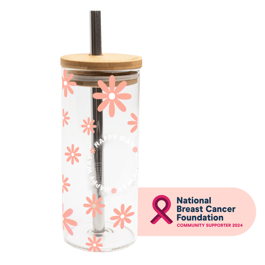 Flower Glass Tumbler