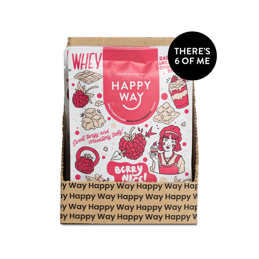 White Chocolate Raspberry Whey Protein Powder Sample Packs
