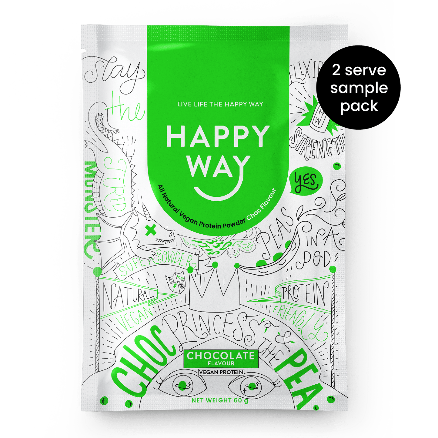 Vegan Protein Powder Sample Pack 60g