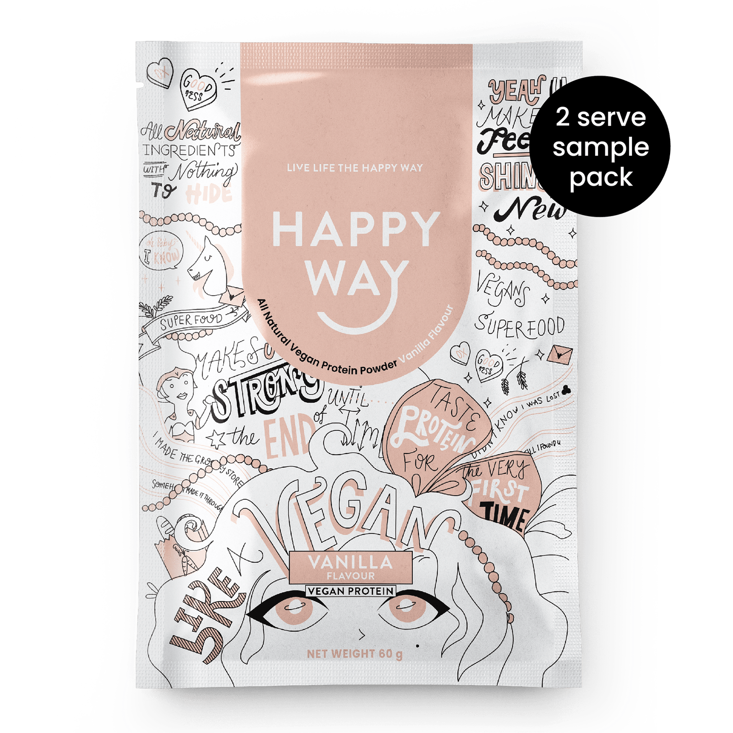 Vegan Protein Powder Sample Pack 60g