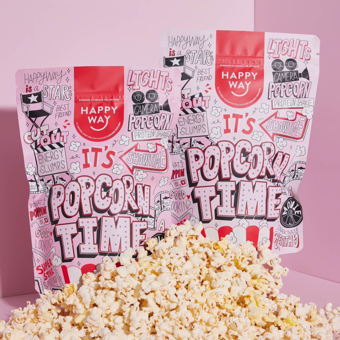 Caramel Popcorn Whey Protein Powder 500g