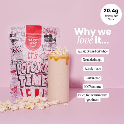 Caramel Popcorn Whey Protein Powder 500g