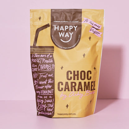 Ashy Bines Choc Caramel Vegan Protein Powder 500g