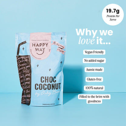 Ashy Bines Choc Coconut Vegan Protein Powder 500g