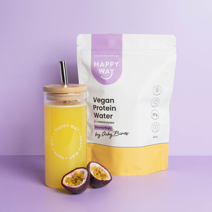 Ashy Bines Passionfruit Vegan Protein Water Powder 420g