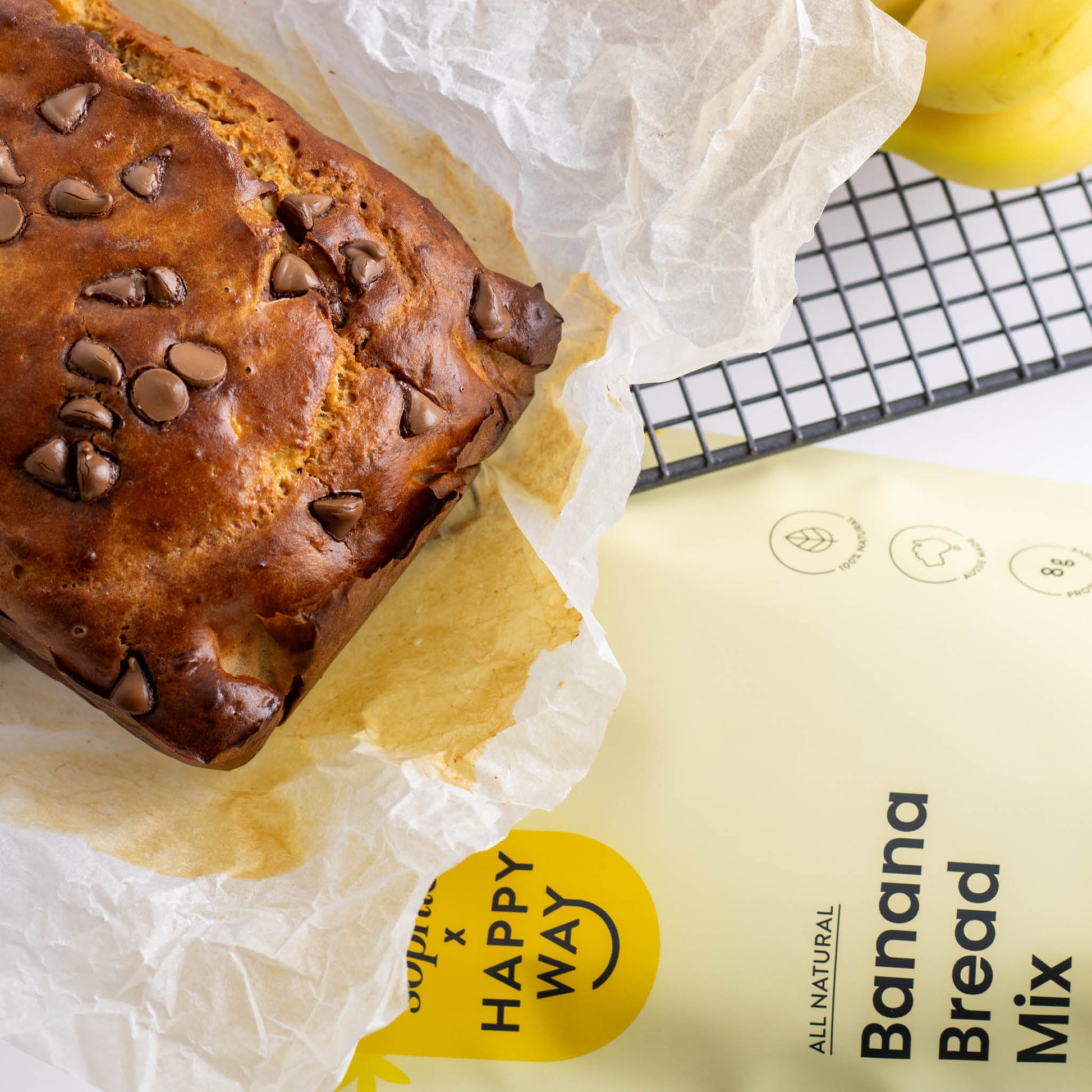 Banana Protein Bread Mix(300g) Happy Way