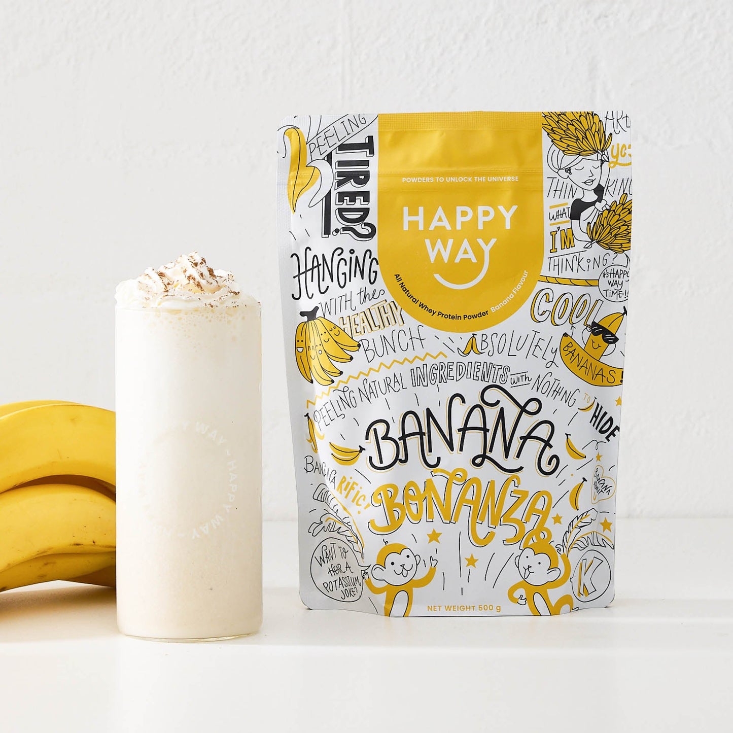 Banana Bonanza Whey Protein Powder 500g