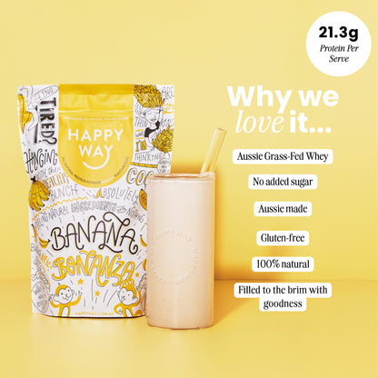 Banana Bonanza Whey Protein Powder 500g