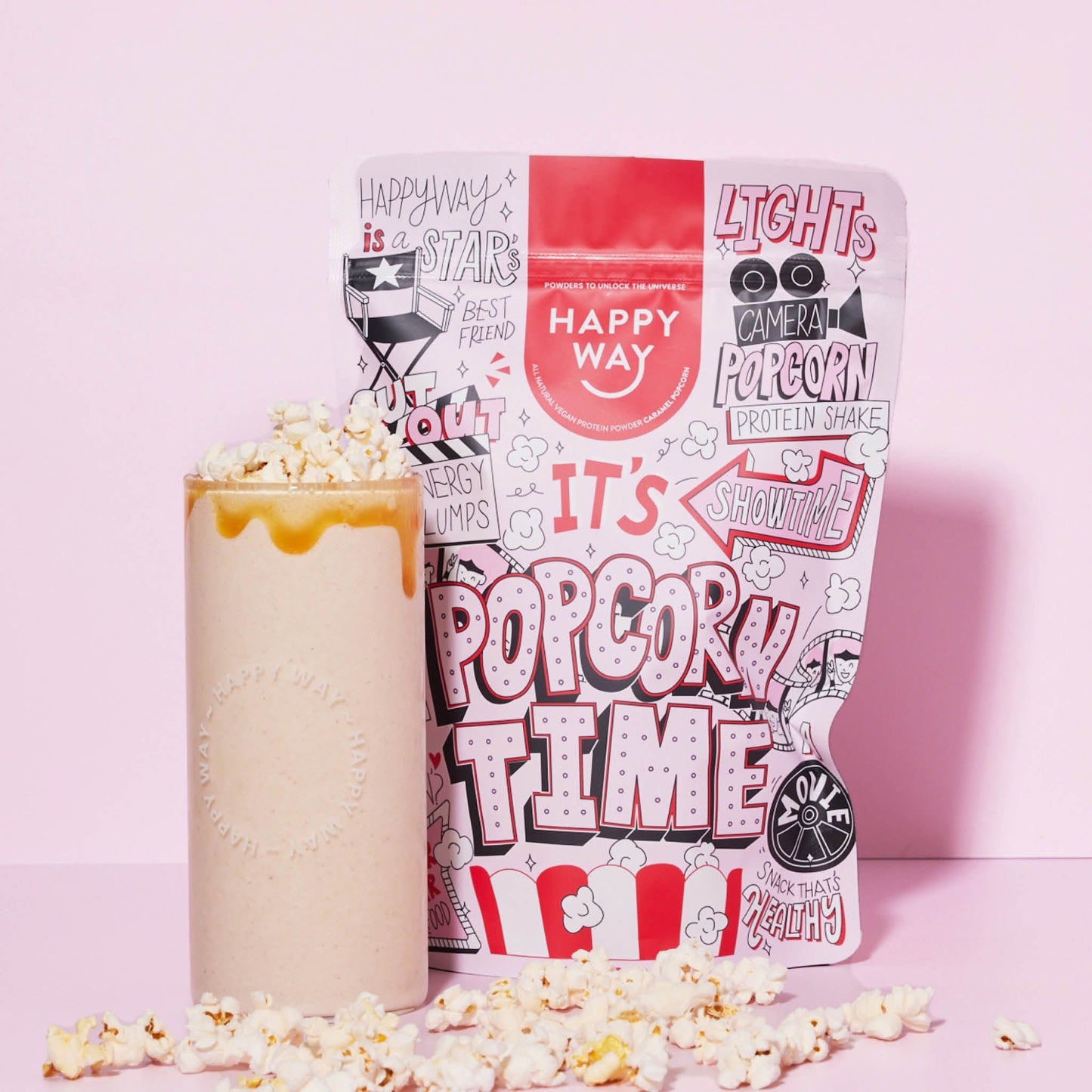 Caramel Popcorn Vegan Protein Powder 500g