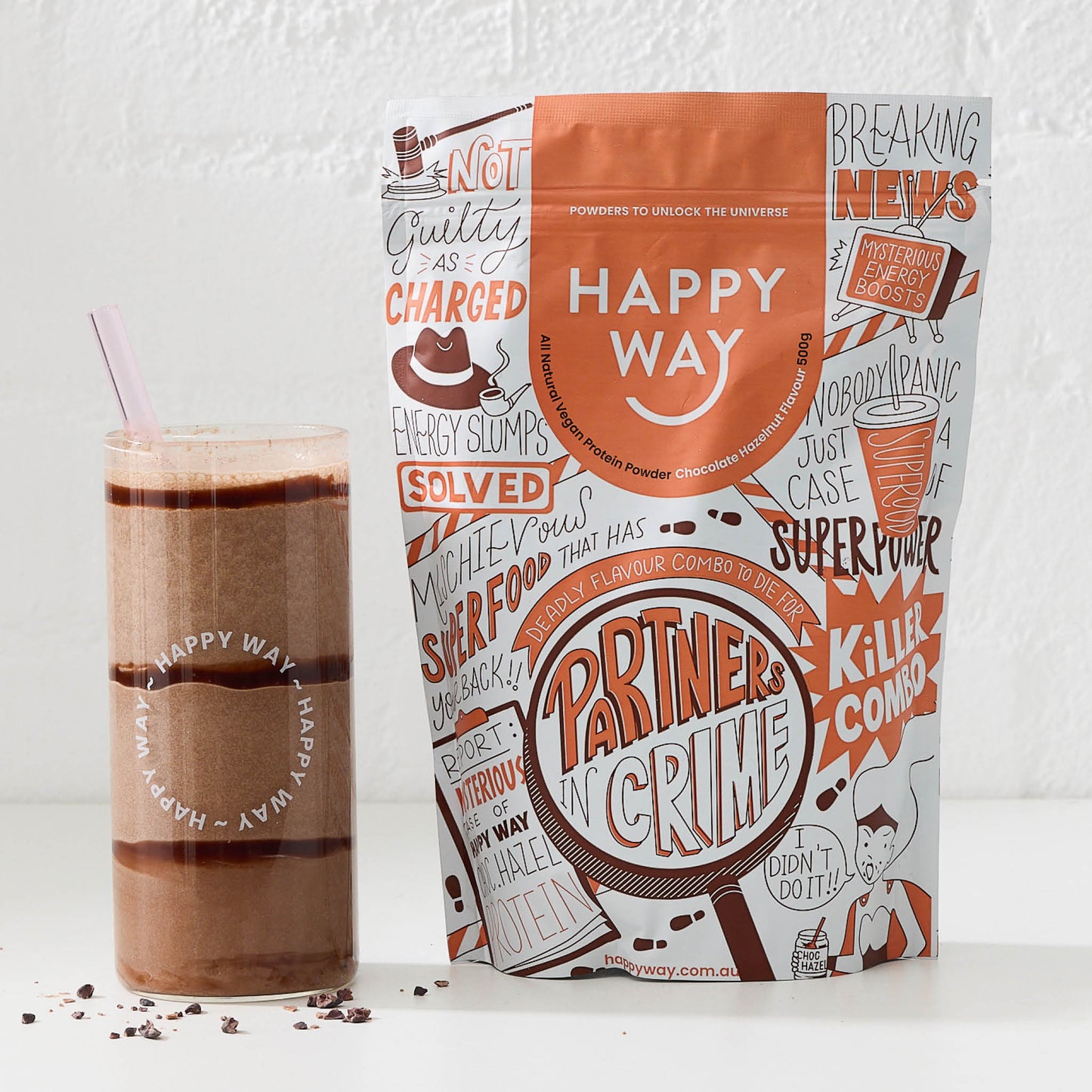 Chocolate Hazelnut Vegan Protein Powder 500g