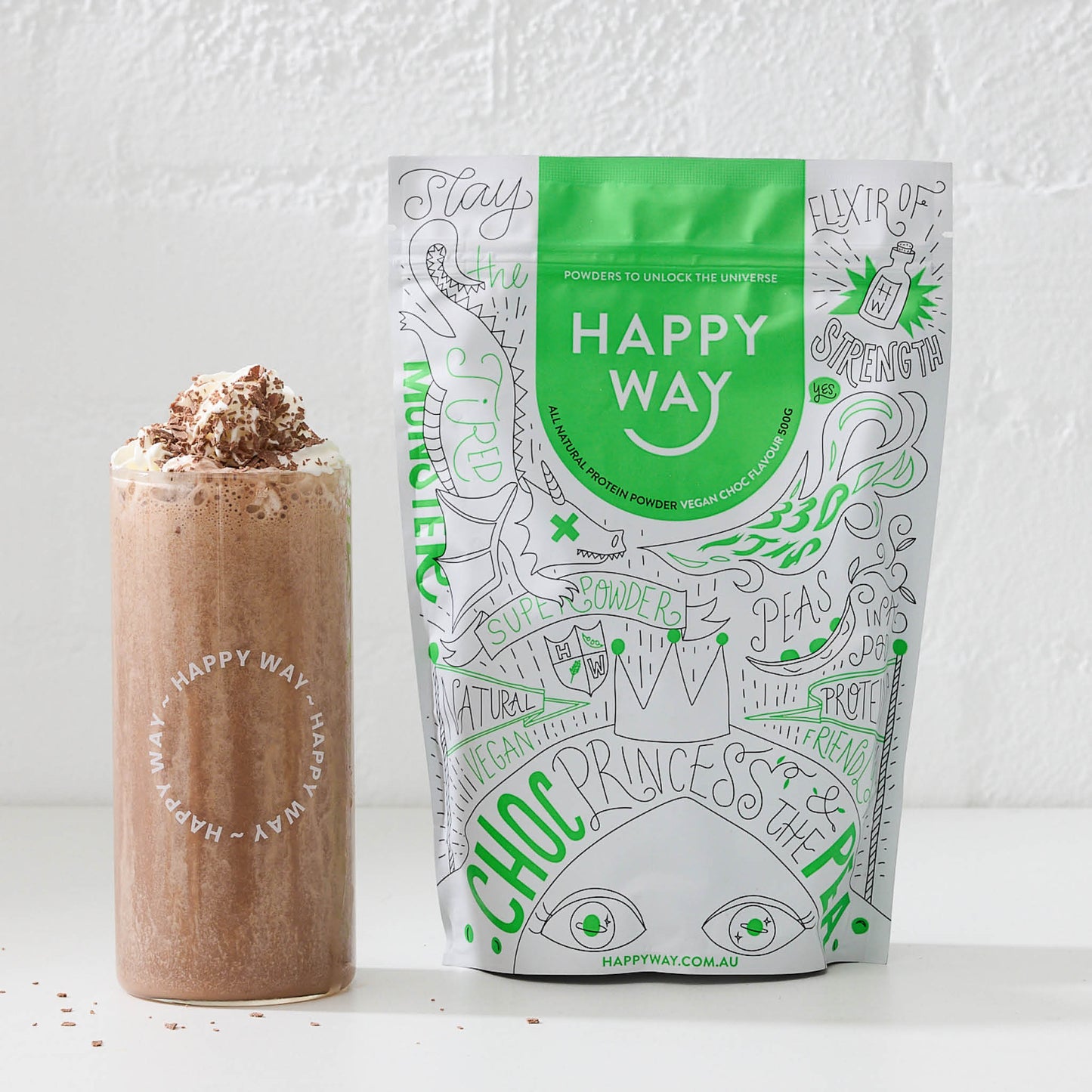 Choc Pea Princess Vegan Protein Powder