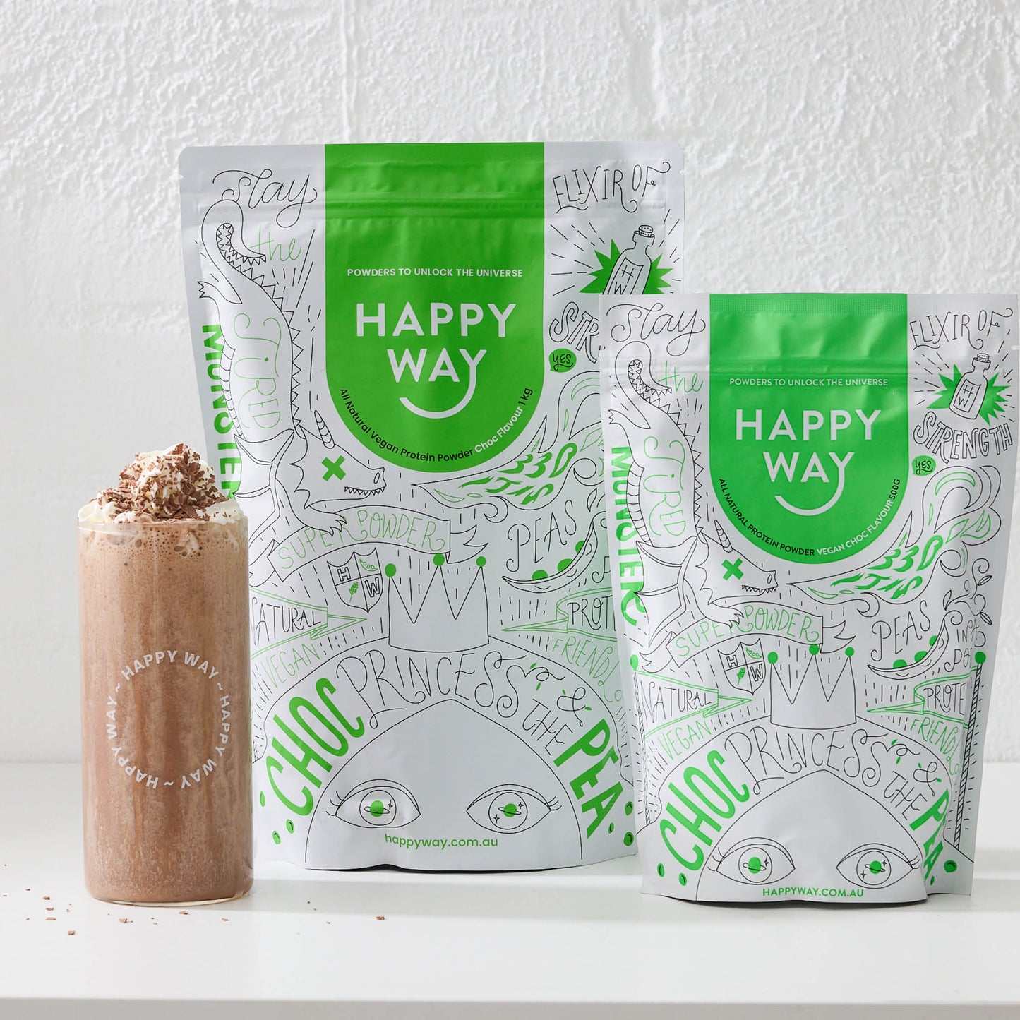 Choc Pea Princess Vegan Protein Powder