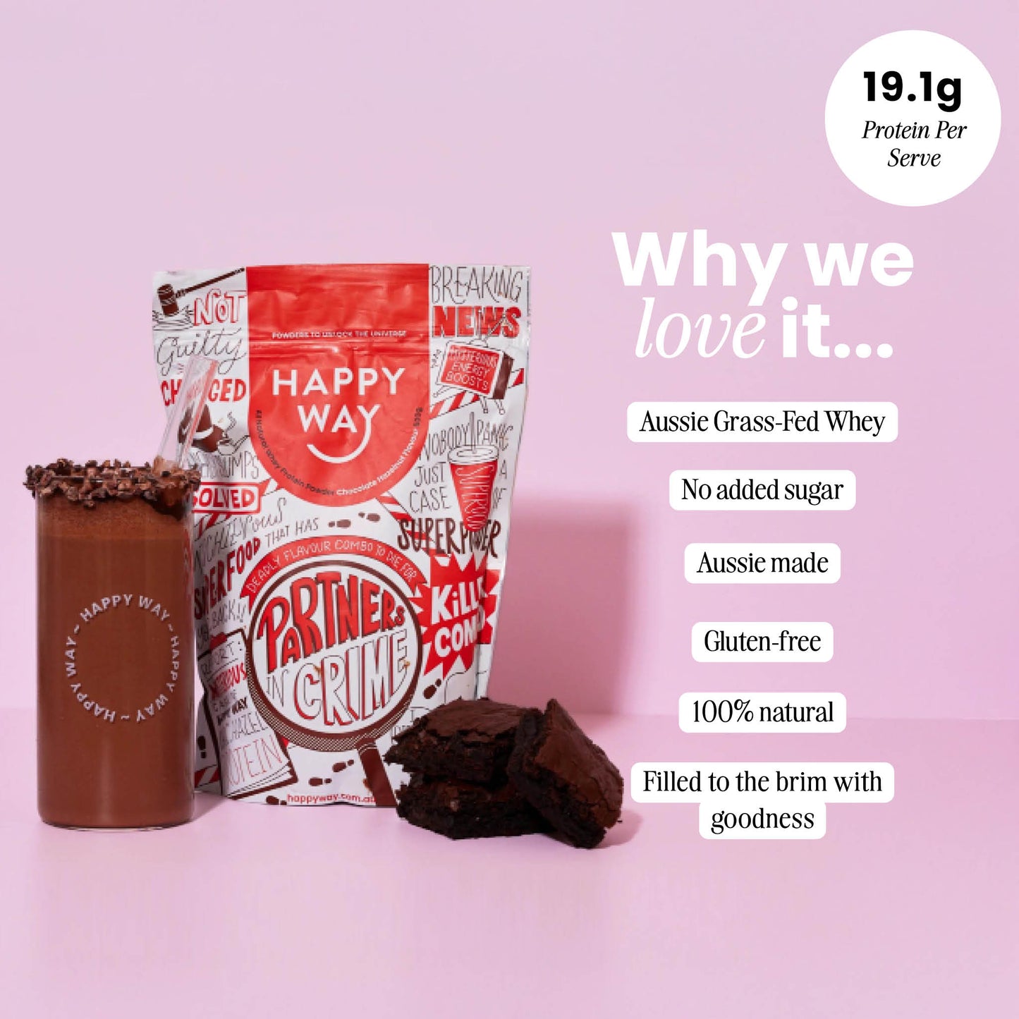 Chocolate Hazelnut Whey Protein Powder 500g