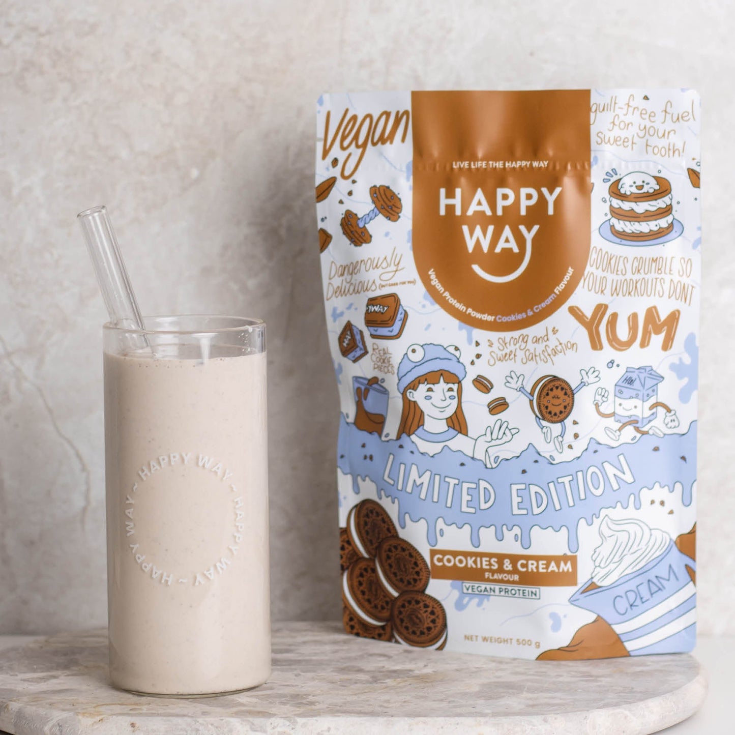 Cookies & Cream Vegan Protein Powder 500g