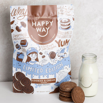 Cookies & Cream Whey Protein Powder 500g