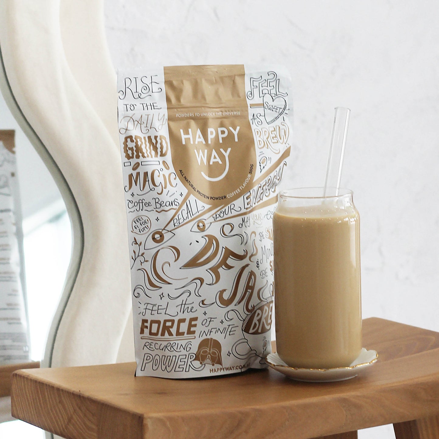 Deja Brew Coffee Whey Protein Powder 500g