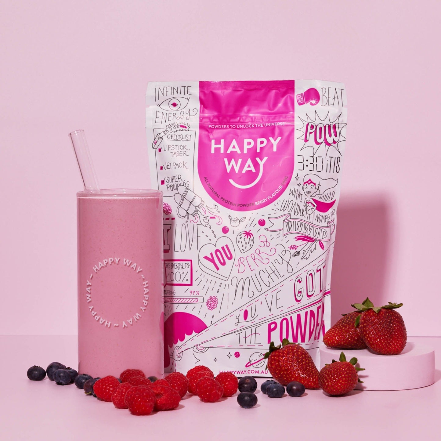 I Love You Berry Much Whey Protein Powder 500g