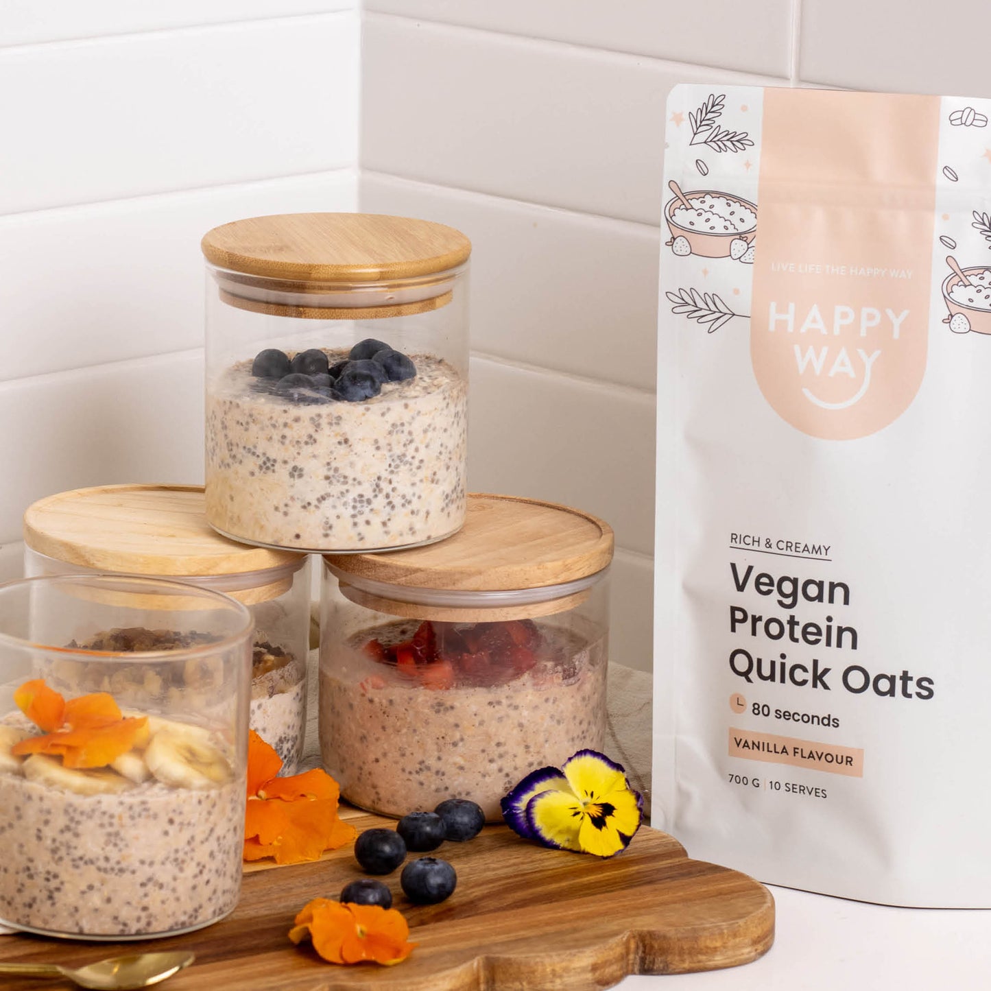 Vanilla Vegan Protein Quick Oats