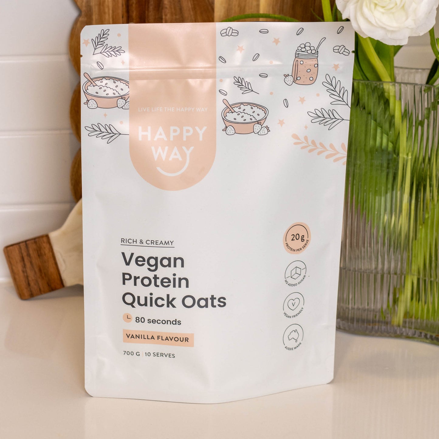 Vanilla Vegan Protein Quick Oats