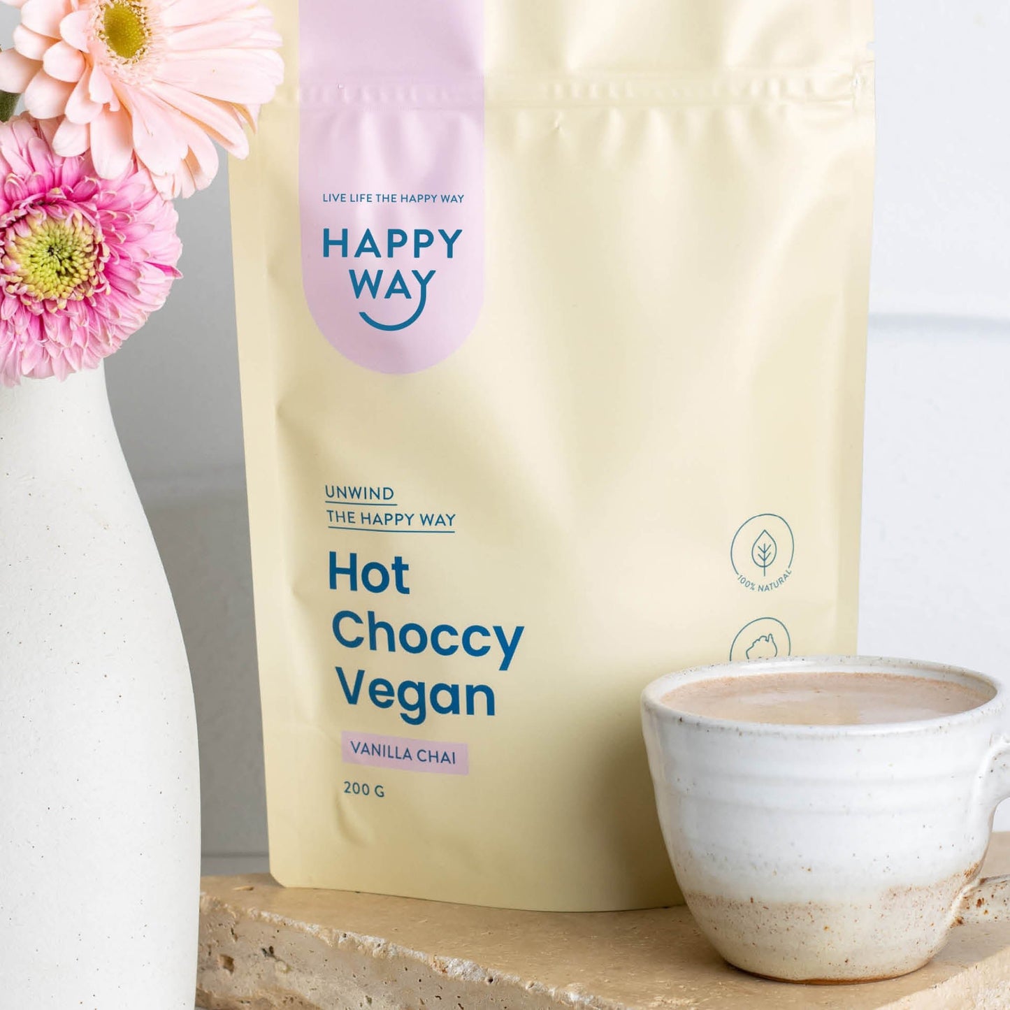 Vanilla Chai Hot Choccy Vegan 200g