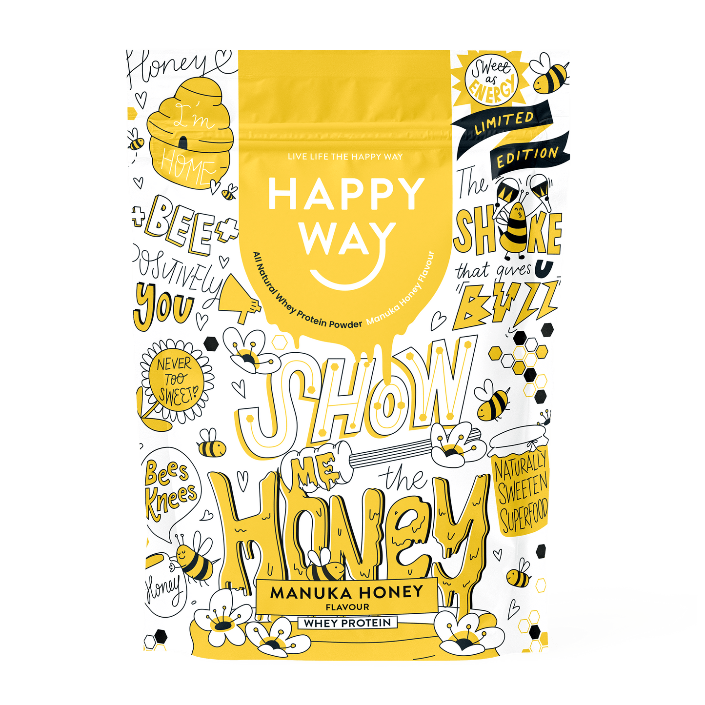 Manuka Honey Whey Protein Powder 500g
