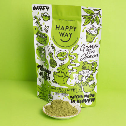 Matcha Latte Whey Protein Powder 500g