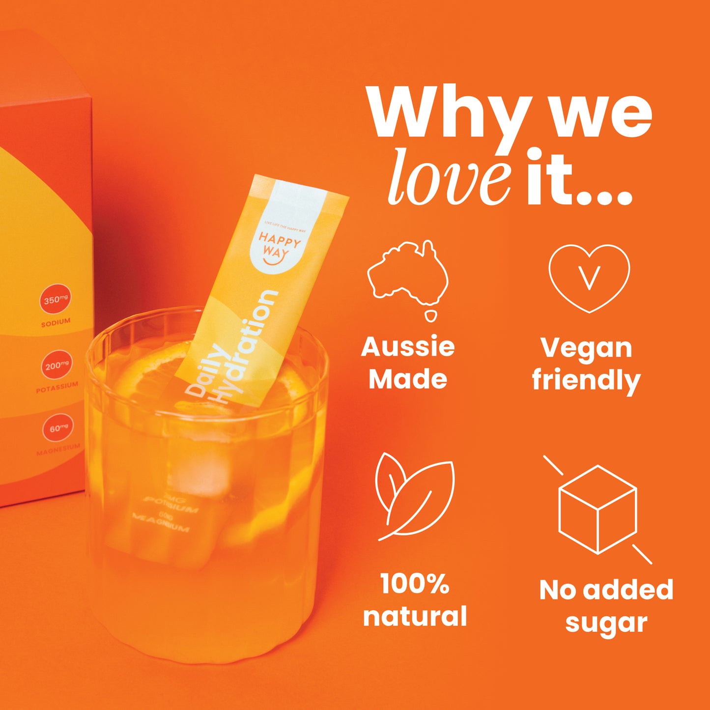 Orange Daily Hydration Sachets