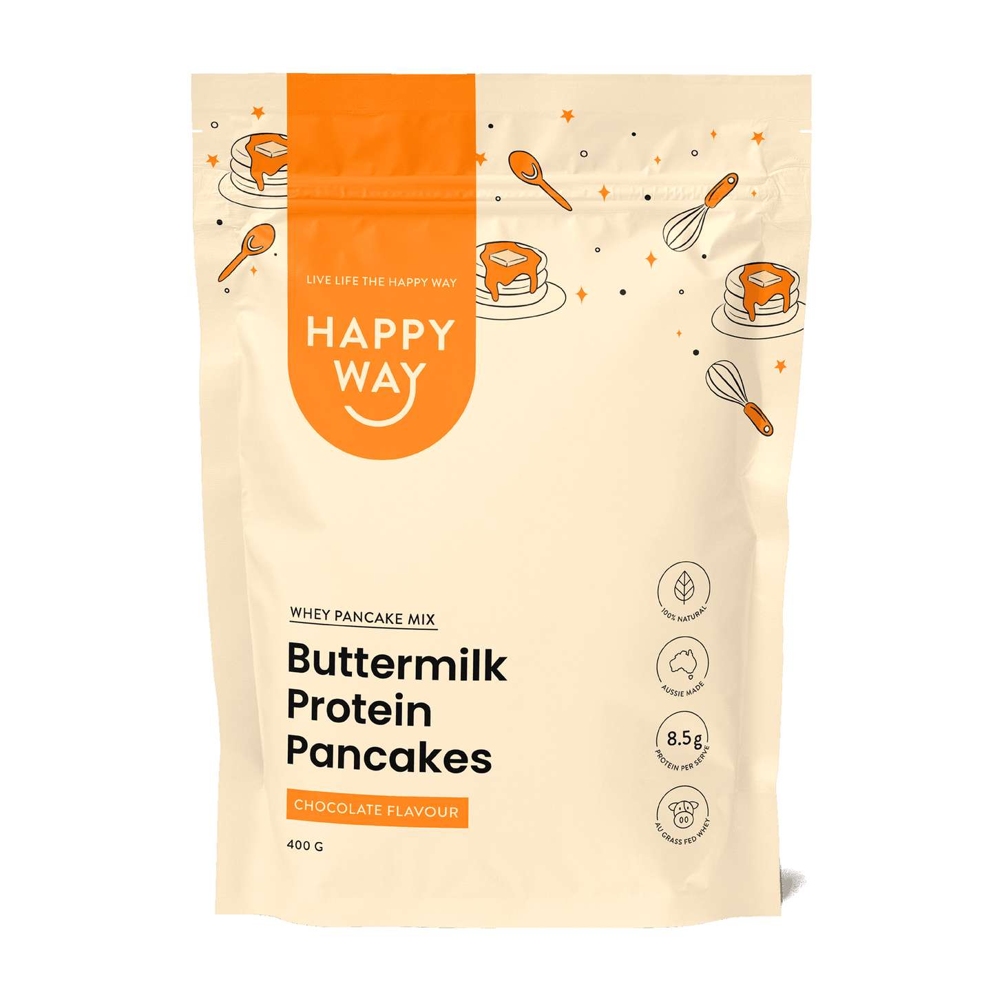 Chocolate Buttermilk Protein Pancake