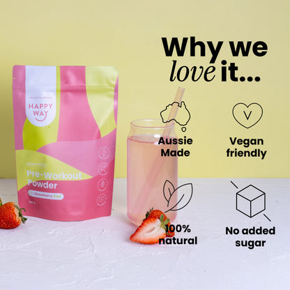 Strawberry Kiwi Pre-workout 250g