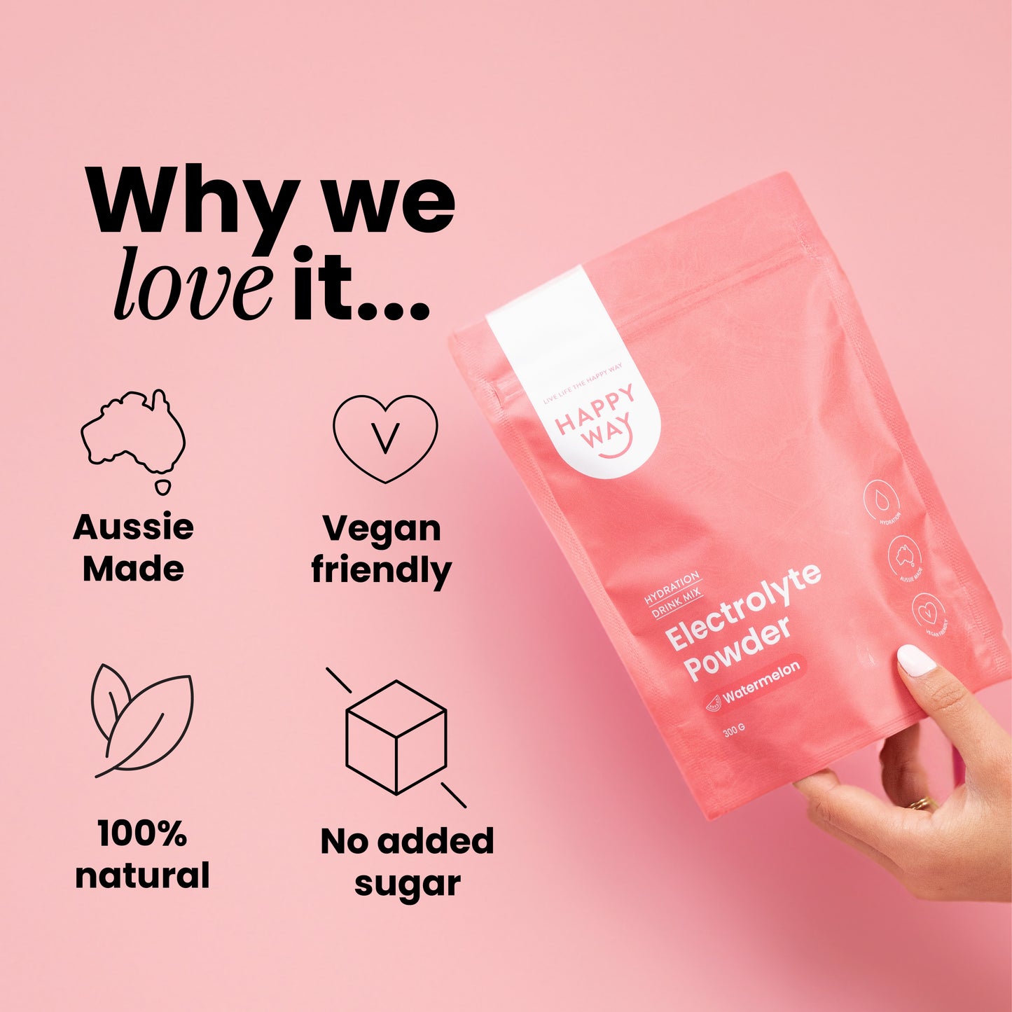 Watermelon Electrolytes Powder 300g
