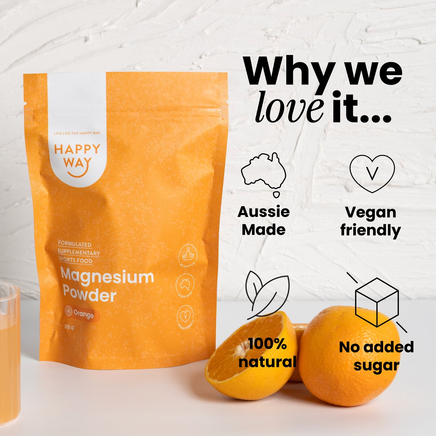 Orange Magnesium Powder 315g