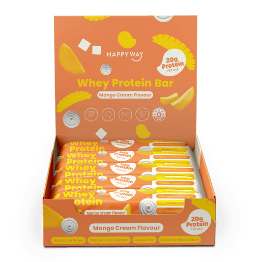 Whey Protein Bar Mango Cream Box – 10 x 60g Bars