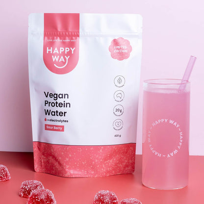 Sour Berry Vegan Protein Water Powder 420g
