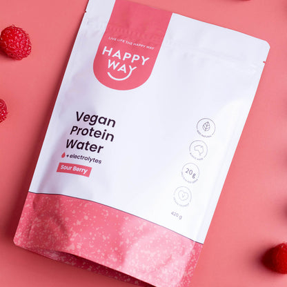 Sour Berry Vegan Protein Water Powder 420g