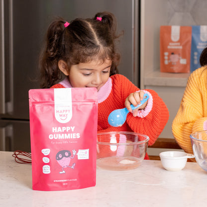 Strawberry Flavour Happy Gummies Mix 210g