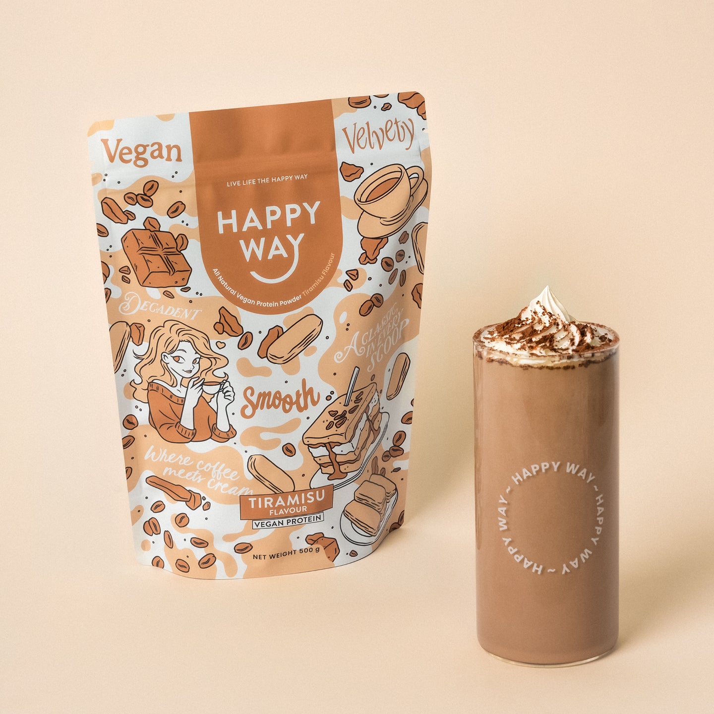 Tiramisu Vegan Protein Powder 500g