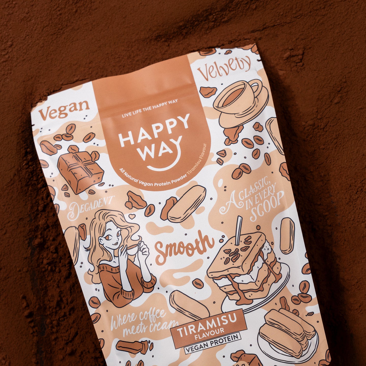 Tiramisu Vegan Protein Powder 500g
