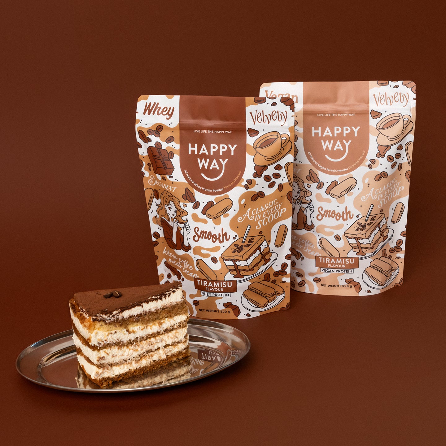 Tiramisu Vegan Protein Powder 500g