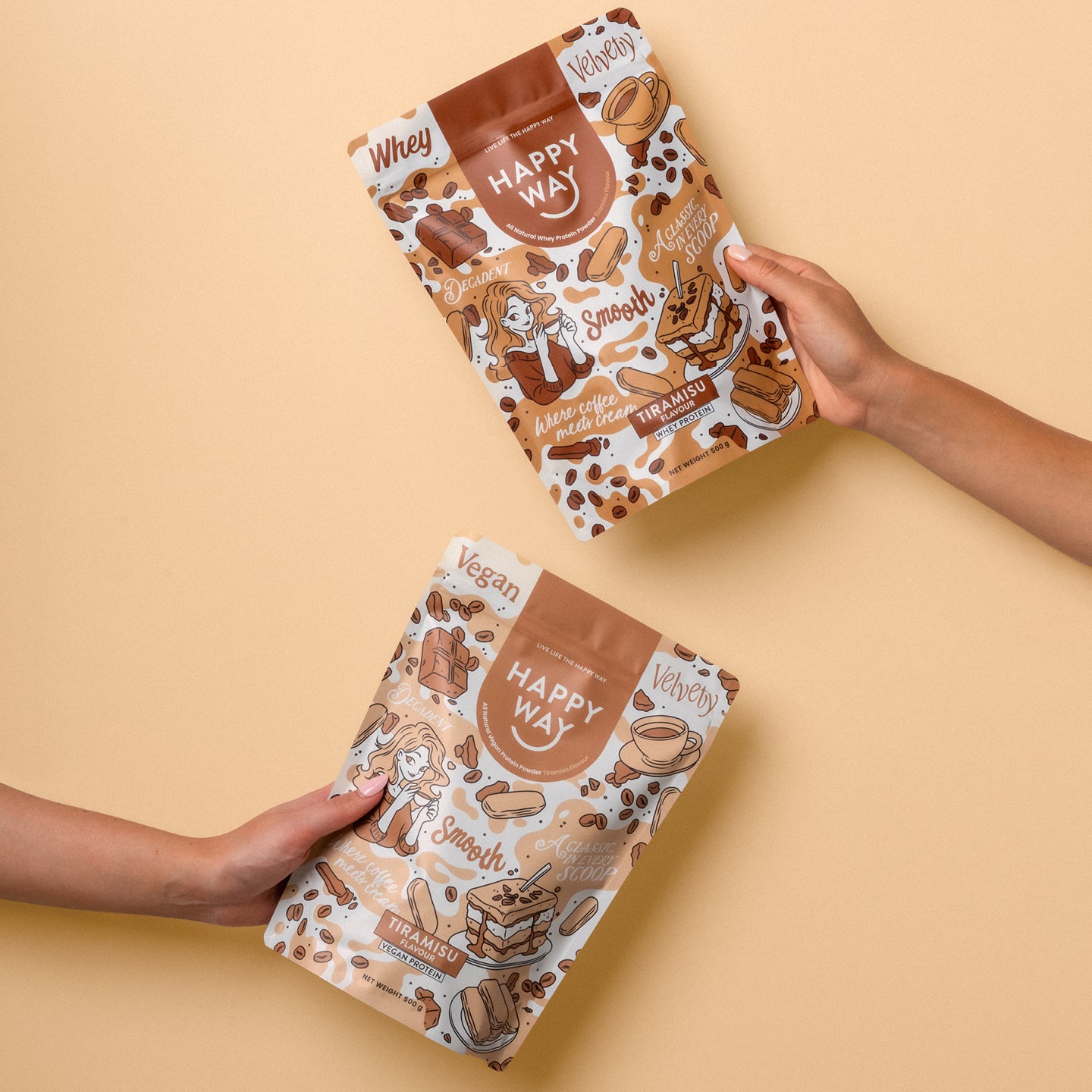 Tiramisu Whey Protein Powder 500g