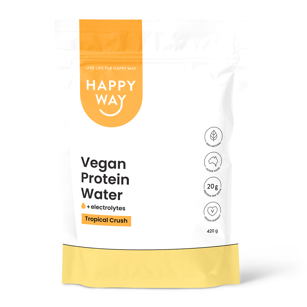 Tropical Crush Vegan Protein Water Powder 420g